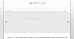 Desktop Screenshot of geologica.qc.ca
