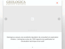 Tablet Screenshot of geologica.qc.ca
