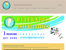 Tablet Screenshot of geologica.org.ar